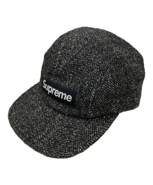 SUPREME（シュプリーム）Supreme (シュプリーム) LORO PIANA (ロロピアーナ) WOOL CAMP CAP ブラックの古着・服飾アイテム