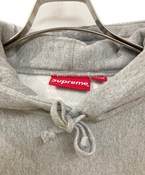 SUPREME（シュプリーム）Supreme (シュプリーム) chenille hooded sweatshirt グレー サイズ:Sの古着・服飾アイテム