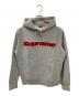 Supreme（シュプリーム）の古着「chenille hooded sweatshirt」｜グレー