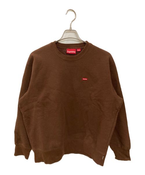 SUPREME（シュプリーム）Supreme (シュプリーム) SMALL BOX LOGO SWEATSHIRT ブラウン サイズ:Sの古着・服飾アイテム