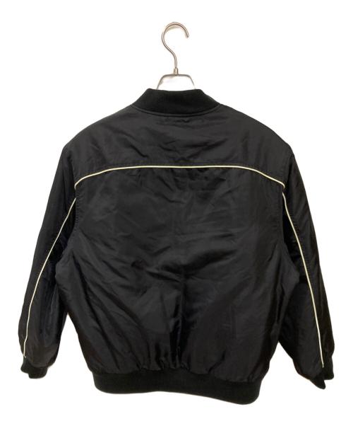 SUPREME（シュプリーム）Supreme (シュプリーム) CONTRAST SCRIPT VARSITY JACKET ブラック サイズ:Sの古着・服飾アイテム