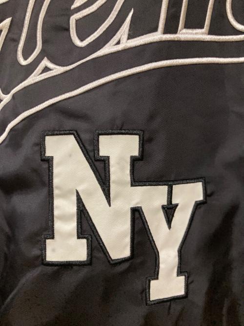 SUPREME（シュプリーム）Supreme (シュプリーム) CONTRAST SCRIPT VARSITY JACKET ブラック サイズ:Sの古着・服飾アイテム