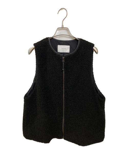 FRAMeWORK（フレームワーク）FRAMeWORK (フレームワーク) ボアベスト ブラック サイズ:FREEの古着・服飾アイテム