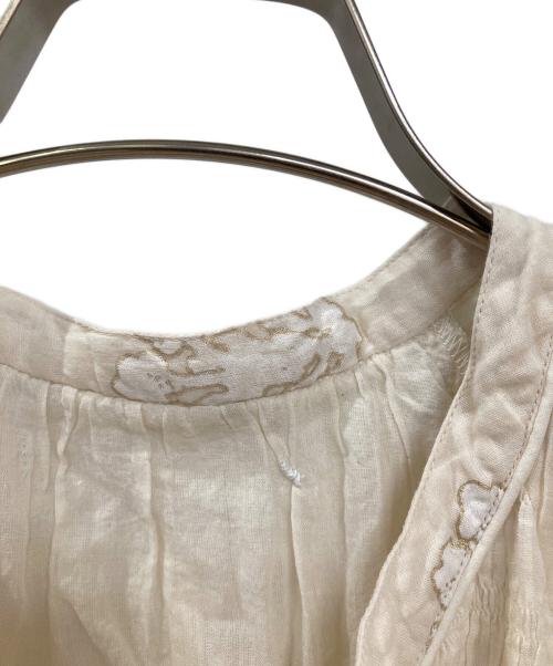 ne quittez pas（ヌキテパ）ne quittez pas (ヌキテパ) Cotton Voile Print Dress ベージュ サイズ:Mの古着・服飾アイテム