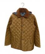 LAVENHAM×PS Paul Smithラベンハム×ＰＳポールスミス）の古着「別注裏地総柄キルティングコート」｜ブラウン