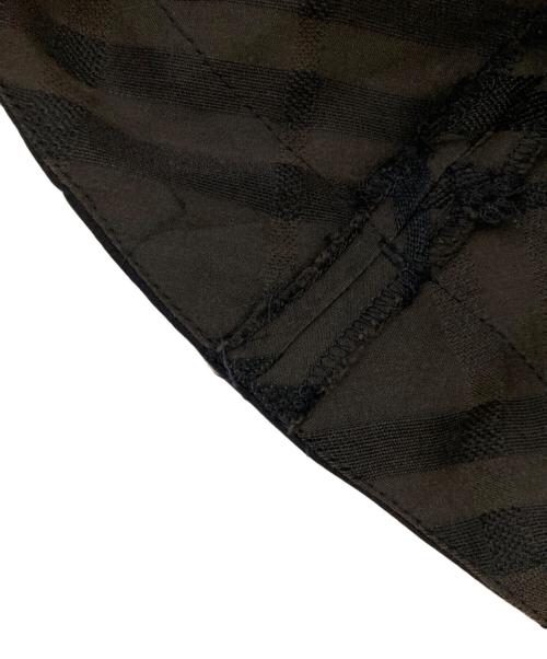 BURBERRY LONDON（バーバリーロンドン）BURBERRY LONDON (バーバリーロンドン) シルク混チェックノースリーブワンピース ブラウン サイズ:Lの古着・服飾アイテム