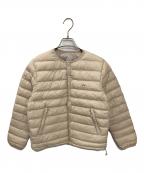 DANTONダントン）の古着「CREWNECK INNER DOWN JACKET」｜ベージュ