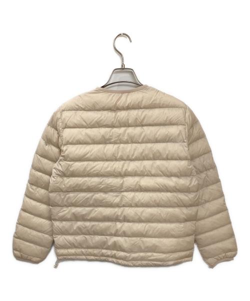 DANTON（ダントン）DANTON (ダントン) CREWNECK INNER DOWN JACKET ベージュ サイズ:Mの古着・服飾アイテム