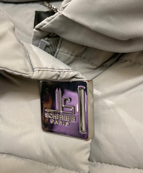 JEAN LOUIS SCHERRER（ジャンルイ シェレル）JEAN LOUIS SCHERRER (ジャンルイ シェレル) ブルーフォックスファー付きダウンコート グレー サイズ:Lの古着・服飾アイテム