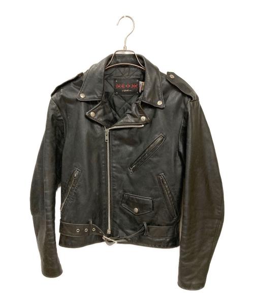 DUROJAC BY Schott（ショット）DUROJAC by SCHOTT (ショット) ダブルライダースジャケット ブラック サイズ:Mの古着・服飾アイテム