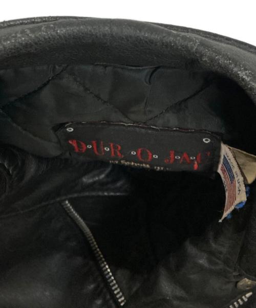 DUROJAC BY Schott（ショット）DUROJAC by SCHOTT (ショット) ダブルライダースジャケット ブラック サイズ:Mの古着・服飾アイテム