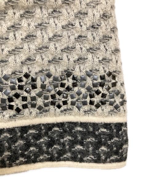 CHANEL（シャネル）CHANEL (シャネル) モヘヤシルクカシミヤニットスカート アイボリー サイズ:40の古着・服飾アイテム