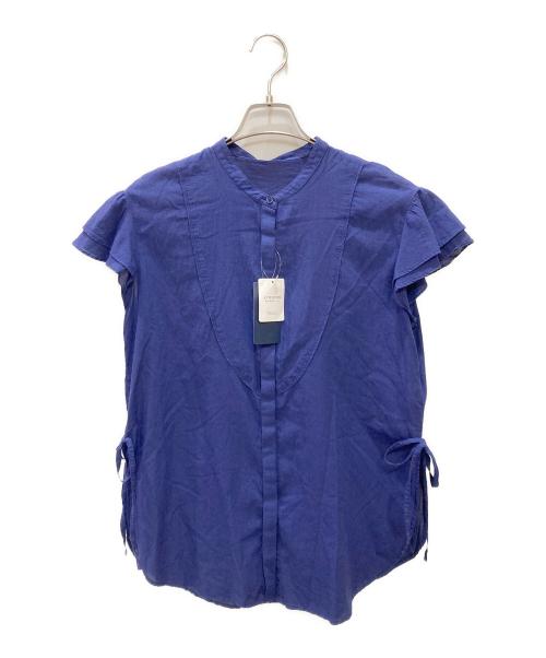 SHIPS（シップス）SHIPS (シップス) ノースリーブブラウス ブルー サイズ:Freeの古着・服飾アイテム
