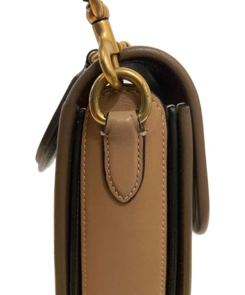 COACH（コーチ）COACH (コーチ) ローグ トップ ハンドル カラーブロック / レザーショルダーバッグ ブラウンの古着・服飾アイテム