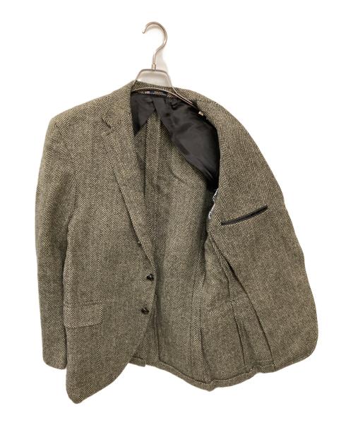 POLO RALPH LAUREN（ポロ・ラルフローレン）POLO RALPH LAUREN (ポロ・ラルフローレン) ウールアルパカツイードジャケット グレー サイズ:Lの古着・服飾アイテム