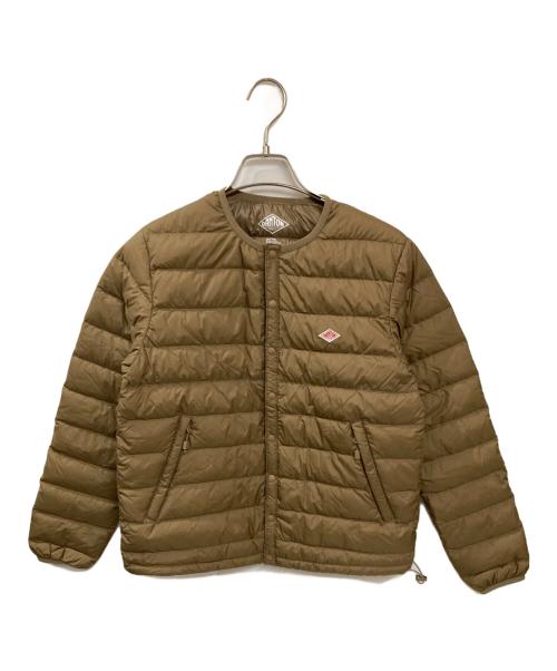 DANTON（ダントン）DANTON (ダントン) クルーネック インナーダウンジャケット ブラウン サイズ:Sの古着・服飾アイテム