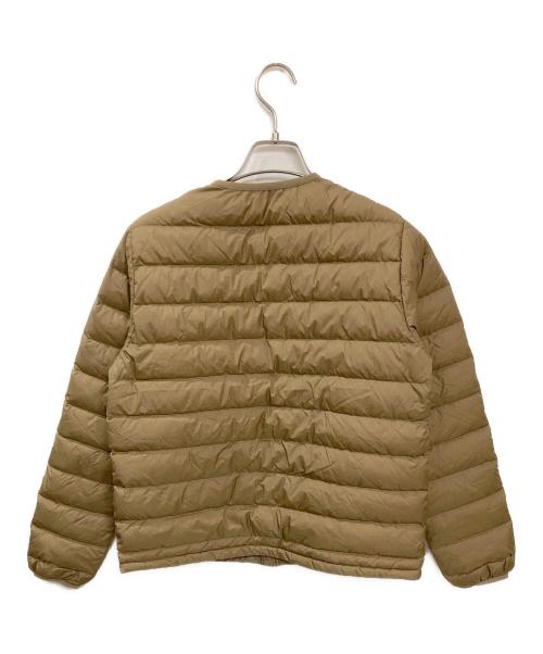 DANTON（ダントン）DANTON (ダントン) クルーネック インナーダウンジャケット ブラウン サイズ:Sの古着・服飾アイテム