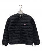 DANTONダントン）の古着「クルーネック インナーダウンジャケット」｜ブラック