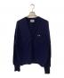 JC PENNEY（ジェーシーペニー）の古着「ヴィンテージアクリルカーディガン」｜ネイビー