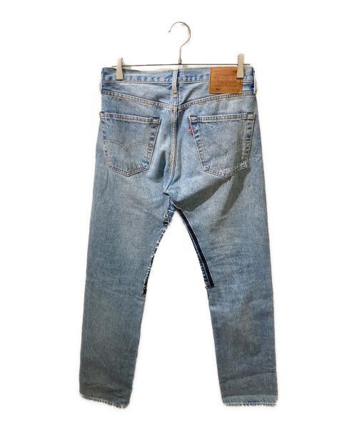 LEVI'S（リーバイス）LEVI'S (リーバイス) パッチワークデニムパンツ インディゴ サイズ:73.5cm (W29)の古着・服飾アイテム