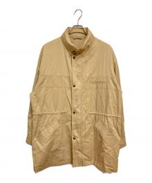 Burberry's（バーバリー）の古着「古着ロゴ刺繍ミリタリーコート」｜ベージュ