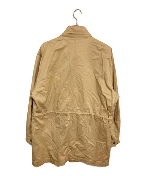 Burberry's（バーバリー）Burberry's (バーバリー) 古着ロゴ刺繍ミリタリーコート ベージュ サイズ:Lの古着・服飾アイテム