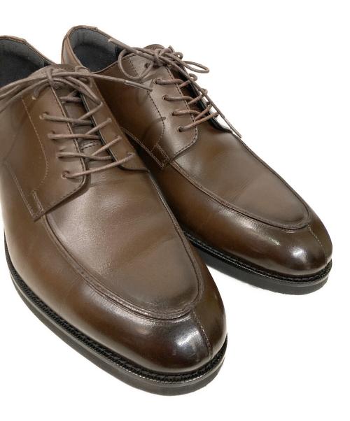 三陽山長（サンヨウヤマチョウ）三陽山長 (サンヨウヤマチョウ) Uチップシューズ ブラウン サイズ:7 1/2の古着・服飾アイテム