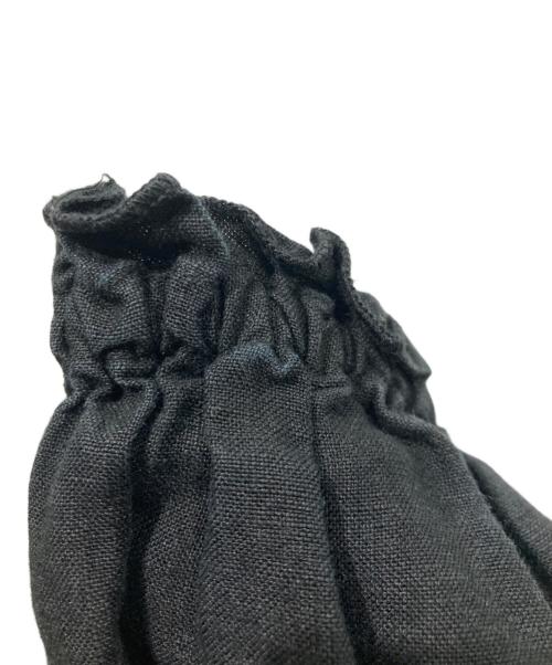 nest Robe（ネストローブ）nest Robe (ネストローブ) リネンフリルカラーブラウス ブラック サイズ:なしの古着・服飾アイテム