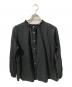 nest Robe（ネストローブ）の古着「リネンフリルカラーブラウス」｜ブラック