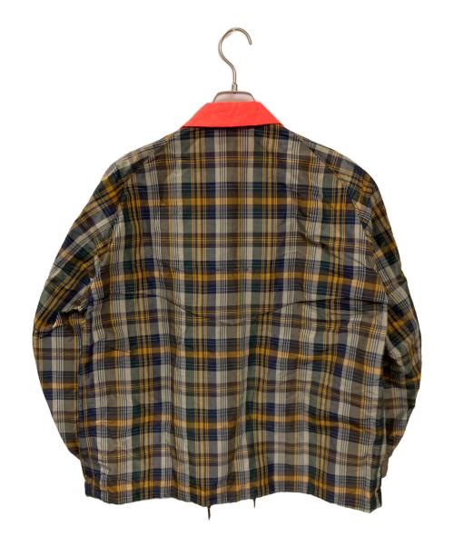 kolor/BEACON（カラービーコン）kolor/BEACON (カラービーコン) ナイロンリネンチェックジャケット ネイビー×イエロー サイズ:2の古着・服飾アイテム