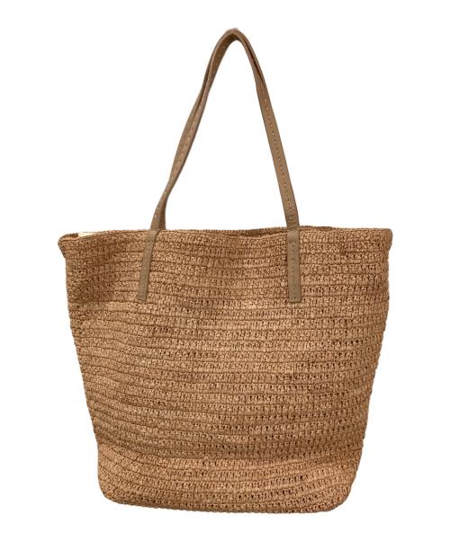 HELEN KAMINSKI（ヘレンカミンスキー）HELEN KAMINSKI (ヘレンカミンスキー) ラフィアトートバッグ ベージュの古着・服飾アイテム