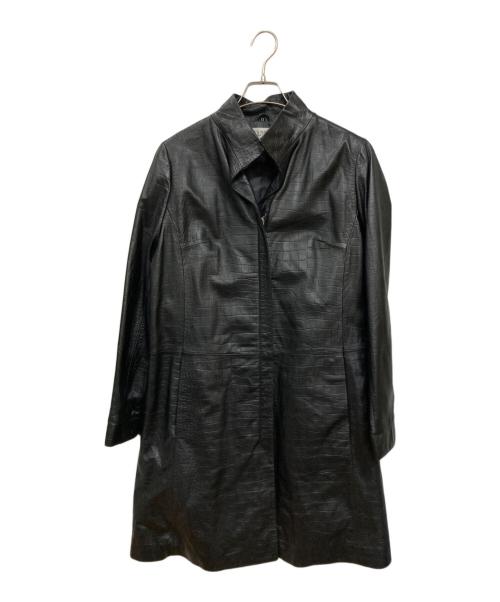 BALMAIN（バルマン）BALMAIN (バルマン) レザーコート ブラック サイズ:13の古着・服飾アイテム