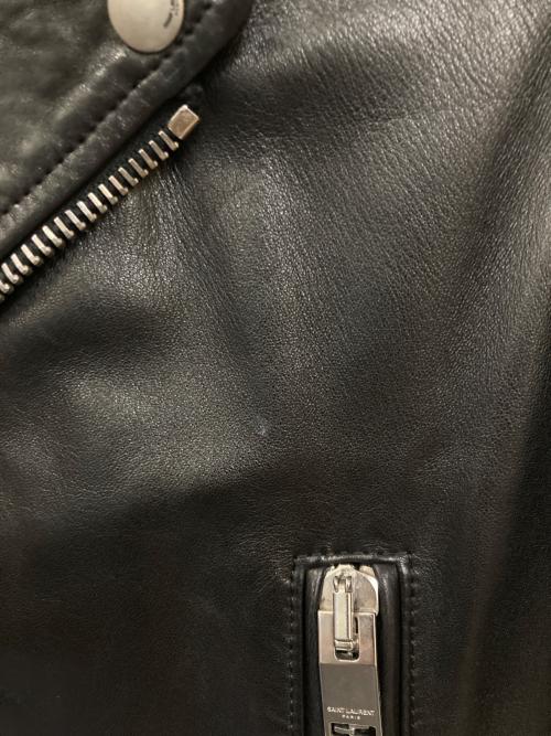Saint Laurent Paris（サンローランパリ）Saint Laurent Paris (サンローランパリ) クラシックモーターサイクルダブルライダースジャケット ブラック サイズ:46の古着・服飾アイテム