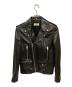 Saint Laurent Paris（サンローランパリ）の古着「クラシックモーターサイクルダブルライダースジャケット」｜ブラック