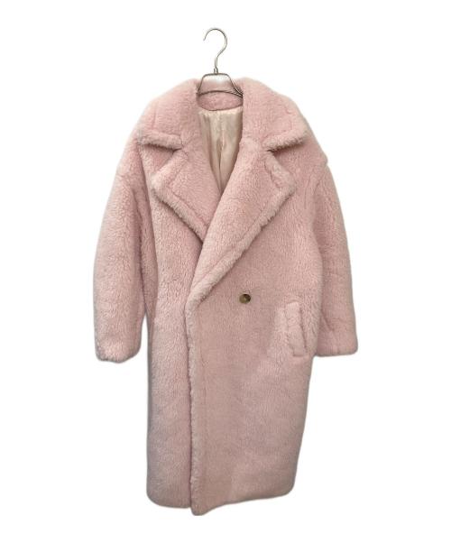 sonicca（ソニッカ）sonicca (ソニッカ) テディコート ピンク サイズ:FREEの古着・服飾アイテム