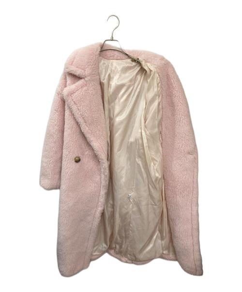 sonicca（ソニッカ）sonicca (ソニッカ) テディコート ピンク サイズ:FREEの古着・服飾アイテム