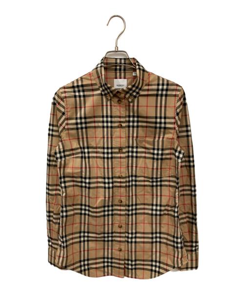 BURBERRY LONDON（バーバリーロンドン）BURBERRY LONDON (バーバリーロンドン) ノヴァチェックシャツ ベージュ サイズ:6の古着・服飾アイテム