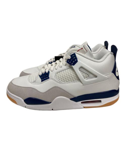 NIKE SB（ナイキエスビー）NIKE SB (ナイキエスビー) Air Jordan 4 Retro SP Summit White Navy ホワイト×ブルー サイズ:US12の古着・服飾アイテム