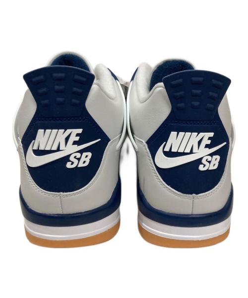 NIKE SB（ナイキエスビー）NIKE SB (ナイキエスビー) Air Jordan 4 Retro SP Summit White Navy ホワイト×ブルー サイズ:US12の古着・服飾アイテム