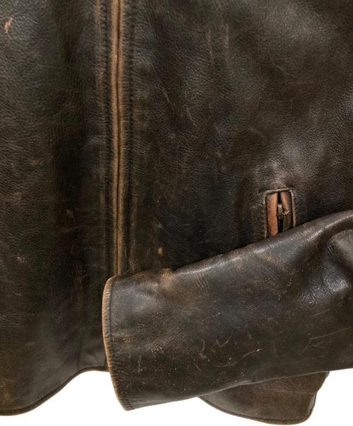 HARLEY-DAVIDSON（ハーレーダビッドソン）HARLEY-DAVIDSON (ハーレーダビッドソン) レザージャケット ブラウン サイズ:Lの古着・服飾アイテム