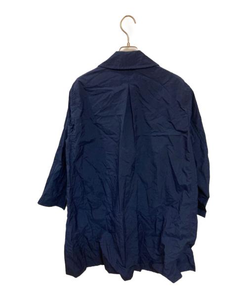 DANTON（ダントン）DANTON (ダントン) ナイロンタフタ ステンカラーコート ネイビー サイズ:36の古着・服飾アイテム