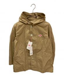 DANTON（ダントン）の古着「ダウンプルーフフーデッドジャケット」｜ベージュ