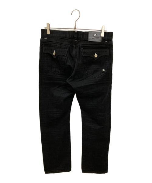BURBERRY BLACK LABEL（バーバリーブラックレーベル）BURBERRY BLACK LABEL (バーバリーブラックレーベル) デニムパンツ ブラック サイズ:76の古着・服飾アイテム