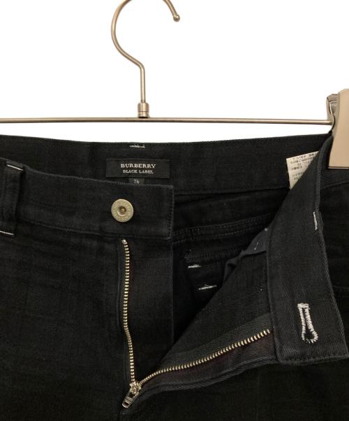BURBERRY BLACK LABEL（バーバリーブラックレーベル）BURBERRY BLACK LABEL (バーバリーブラックレーベル) デニムパンツ ブラック サイズ:76の古着・服飾アイテム