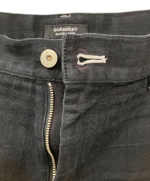 BURBERRY BLACK LABEL（バーバリーブラックレーベル）BURBERRY BLACK LABEL (バーバリーブラックレーベル) デニムパンツ ブラック サイズ:76の古着・服飾アイテム