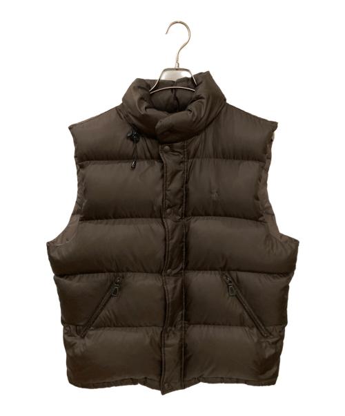POLO RALPH LAUREN（ポロ・ラルフローレン）POLO RALPH LAUREN (ポロ・ラルフローレン) ダウンベスト ブラウン サイズ:Lの古着・服飾アイテム