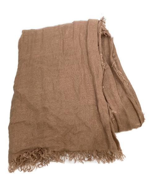 ASAUCE MELER（アソースメレ）ASAUCE MELER (アソースメレ) リネンストール ベージュの古着・服飾アイテム