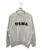 BISTEXビステックス）の古着「ヴィンテージUSMAプリントスウェット」｜グレー