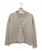 LANVIN COLLECTIONランバンコレクション）の古着「装飾カシミヤアンサンブルカーディガン」｜ベージュ