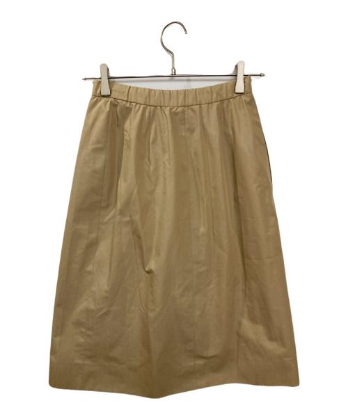 HERMES（エルメス）HERMES (エルメス) ヴィンテージベルト装飾ラップスカート ベージュ サイズ:36の古着・服飾アイテム